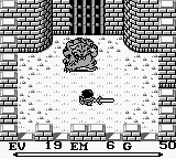 une photo d'Ã©cran de Mystic Quest sur Nintendo Game Boy